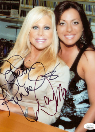 Terri Runnels & Dawn Marie dual signed 8x10 Photo (w/ JSA)