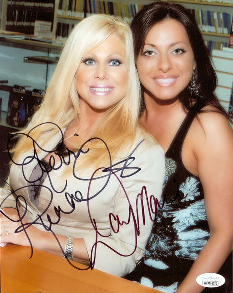 Terri Runnels & Dawn Marie dual signed 8x10 Photo (w/ JSA)