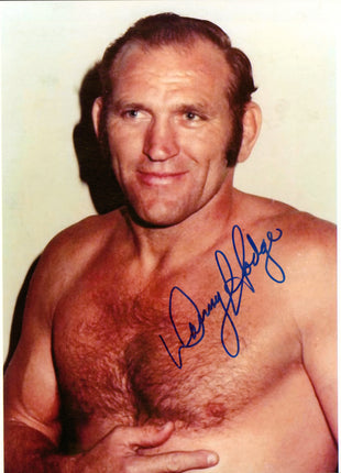 Danny Hodge signed 8x10 Photo (w/ Leaf)