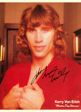 Kerry Von Erich signed 8x10 Photo