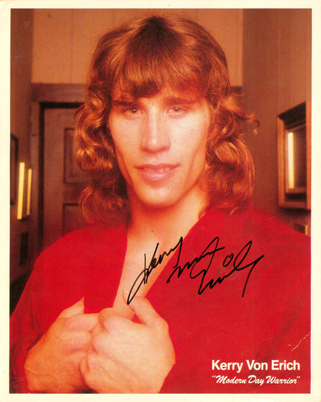 Kerry Von Erich signed 8x10 Photo