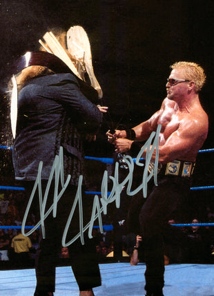 Jeff Jarrett signed 8x10 Photo (w/ Leaf)