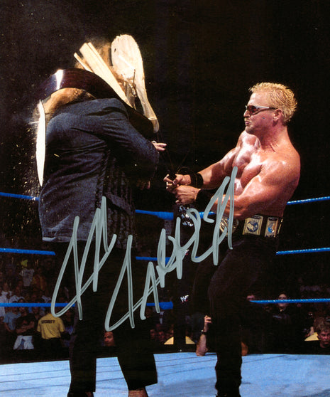 Jeff Jarrett signed 8x10 Photo (w/ Leaf)