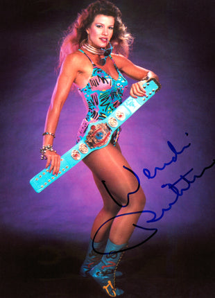 Wendi Richter signed 8x10 Photo (w/ Leaf)