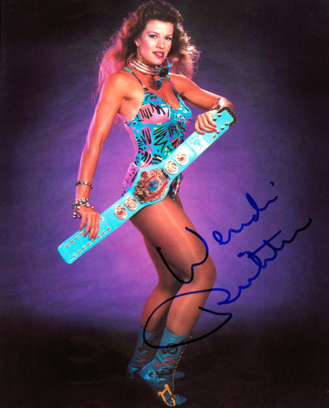 Wendi Richter signed 8x10 Photo (w/ Leaf)