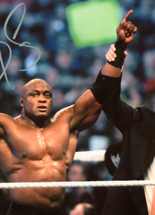 Bobby Lashley signed 8x10 Photo (w/ Leaf)