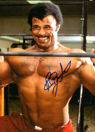 Rocky Johnson signed 8x10 Photo