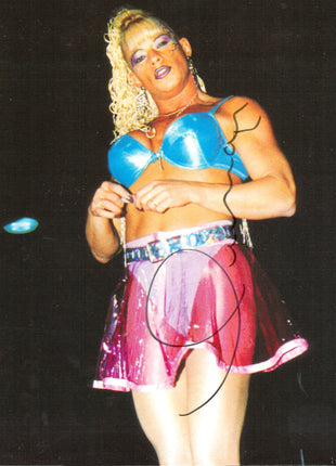 Luna Vachon signed 8x10 Photo