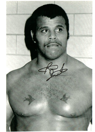 Rocky Johnson signed 8x10 Photo