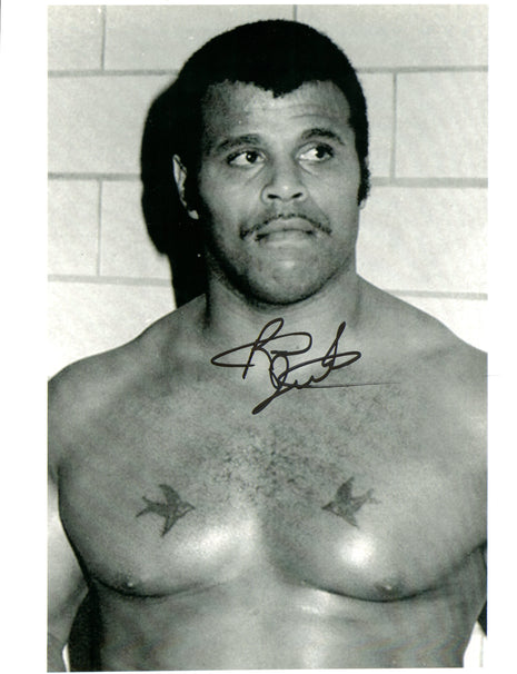 Rocky Johnson signed 8x10 Photo