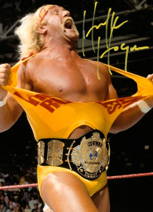 Photo 8x10 signée par Hulk Hogan