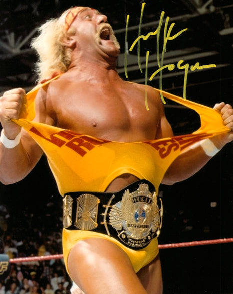 Photo 8x10 signée par Hulk Hogan