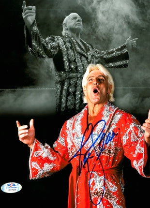 Ric Flair signed 8x10 Photo (w/ PSA)