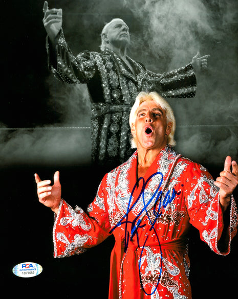 Ric Flair signed 8x10 Photo (w/ PSA)