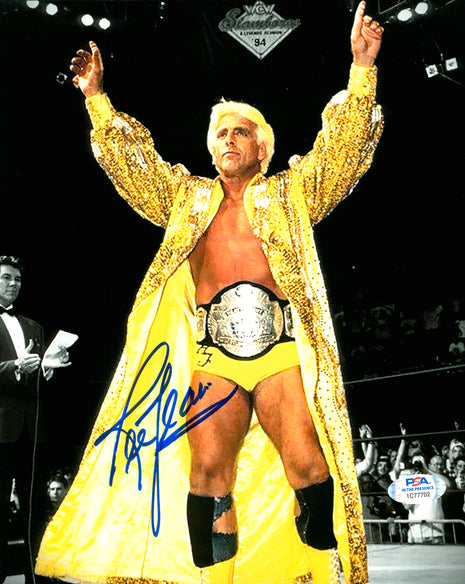 Ric Flair signed 8x10 Photo (w/ PSA)