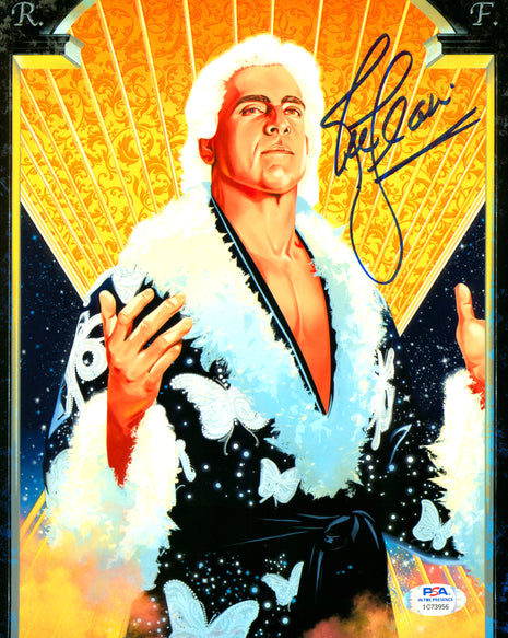 Ric Flair signed 8x10 Photo (w/ PSA)