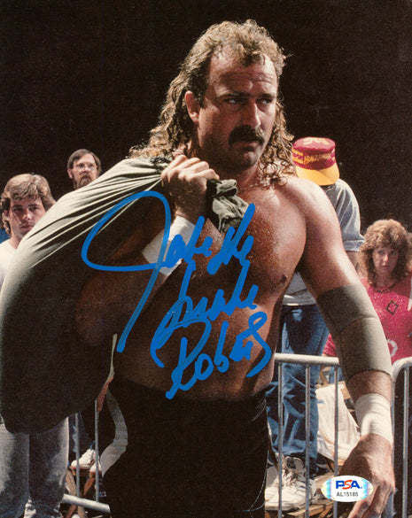 Jake Roberts signed 8x10 Photo (w/ PSA)