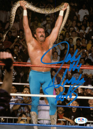 Jake Roberts signed 8x10 Photo (w/ PSA)