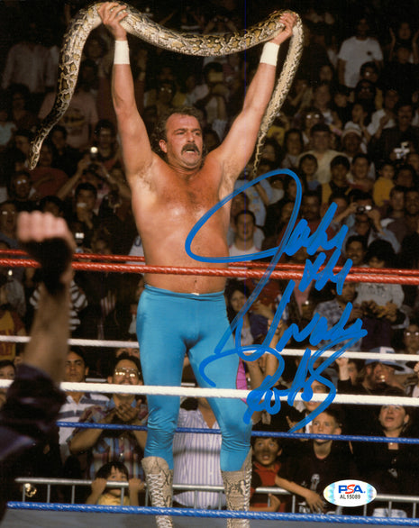 Jake Roberts signed 8x10 Photo (w/ PSA)