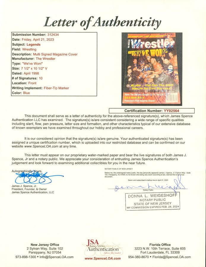 Hulk Hogan, Rick Rude, Scott Hall, Kevin Nash, Konnan, Eric Bischoff ...