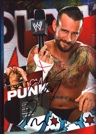 Multi Signed WWE Event Program