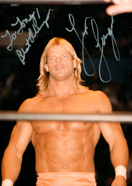 Lex Luger signed 4x6 Photo