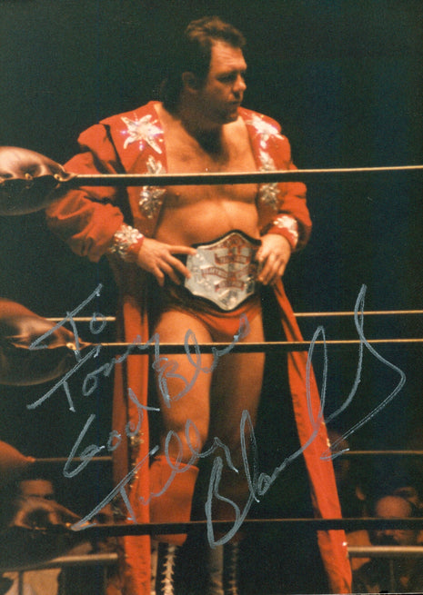 Tully Blanchard signed 4x6 Photo