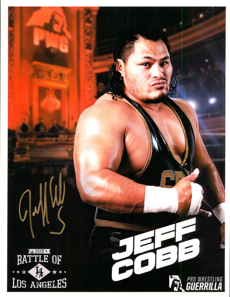 Jeff Cobb signed 8x10 Photo