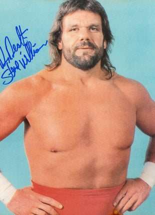 Foto firmada de 8x10 por Steve Williams