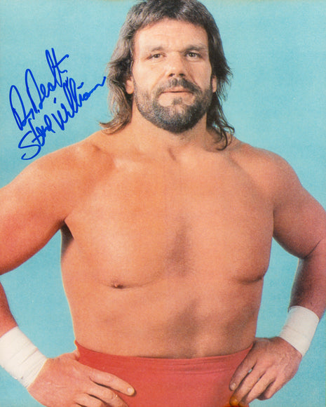 Foto firmada de 8x10 por Steve Williams
