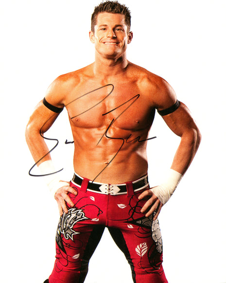 Evan Bourne signed 8x10 Photo