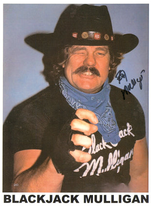 Blackjack Mulligan signed 8x10 Photo