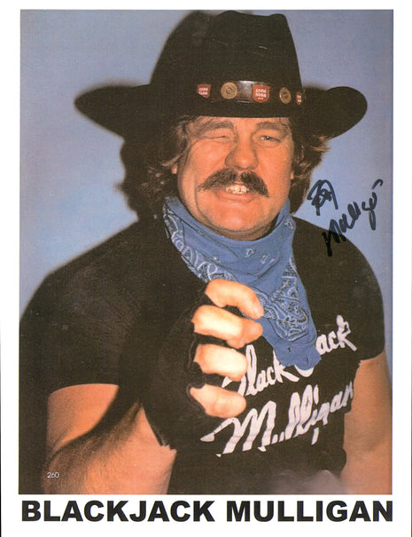 Blackjack Mulligan signed 8x10 Photo