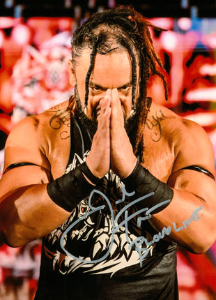 Jacob Fatu signed 8x10 Photo