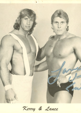 Lance Von Erich signed 8x10 Photo (Original Promo)