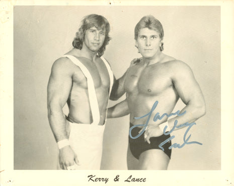 Lance Von Erich signed 8x10 Photo (Original Promo)