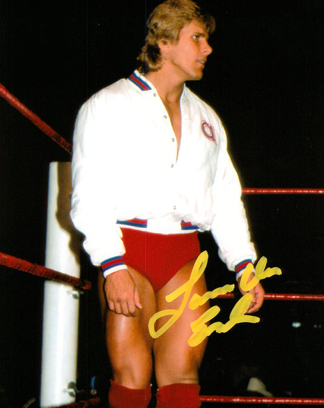 Lance Von Erich signed 8x10 Photo