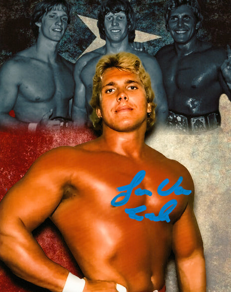 Lance Von Erich signed 8x10 Photo