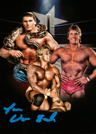 Lance Von Erich signed 8x10 Photo