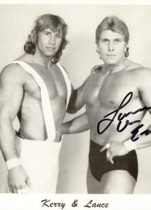 Lance Von Erich signed 8x10 Photo