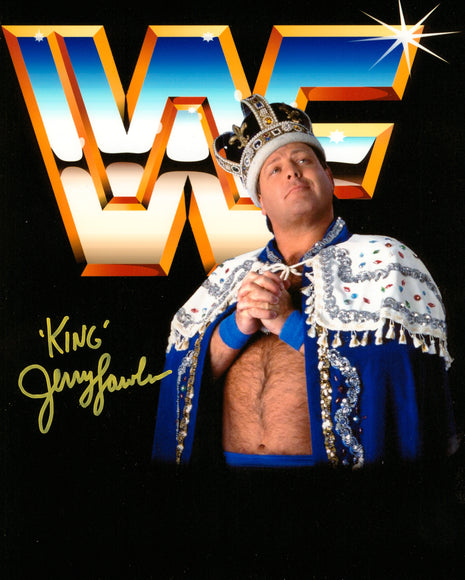 Jerry Lawler signed 8x10 Photo