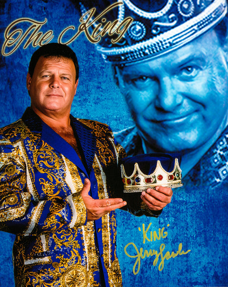 Jerry Lawler signed 8x10 Photo