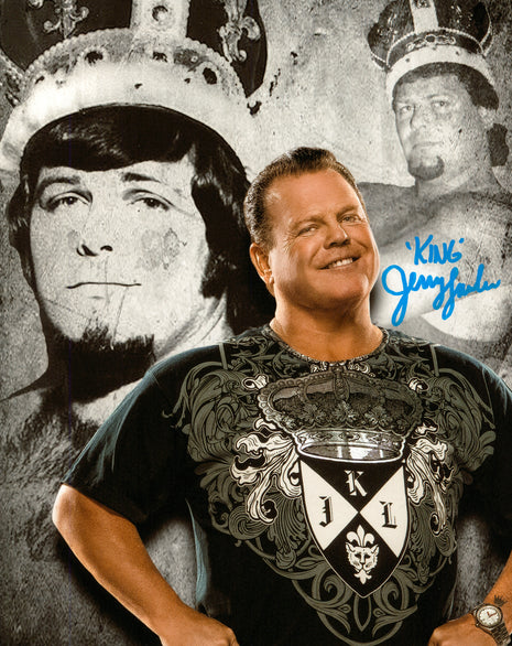 Jerry Lawler signed 8x10 Photo