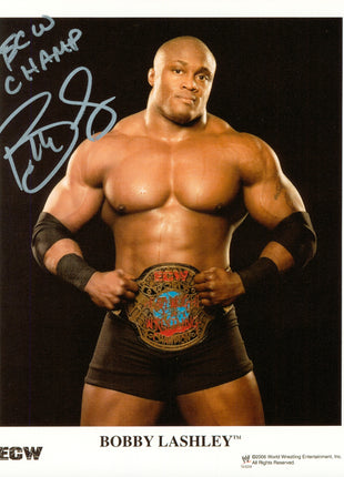 Bobby Lashley signed 8x10 Photo