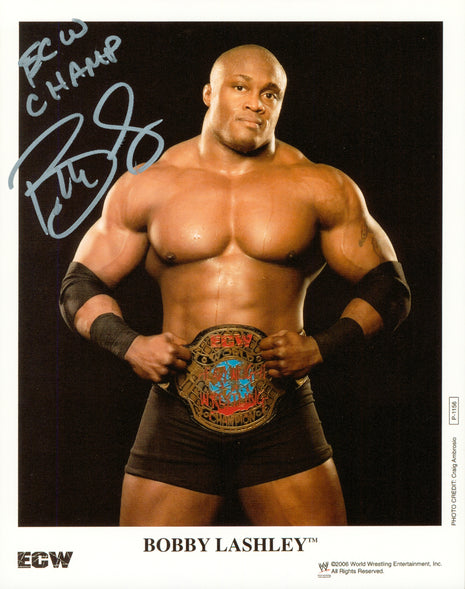 Bobby Lashley signed 8x10 Photo