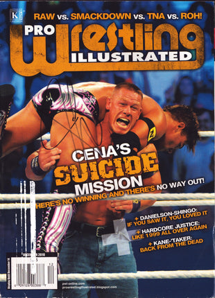 John Cena signed Pro Wrestling Illustrated Magazine December 2010