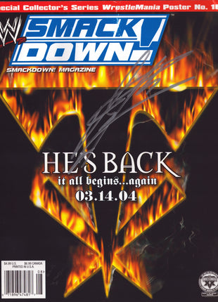 Undertaker signed WWE Smackdown Magazine March 2004