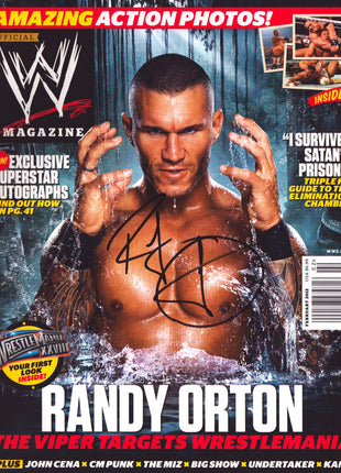 Randy Orton signed WWE Magazine Feburary 2012