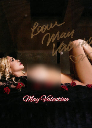 May Valentine signed 8x10 Photo (18+ adult only)