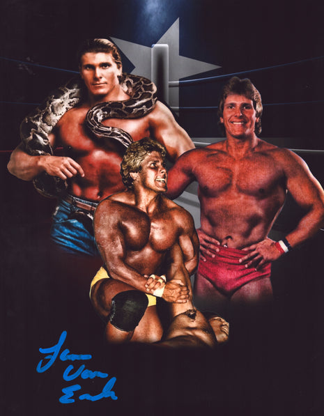 Lance Von Erich signed 11x14 Photo